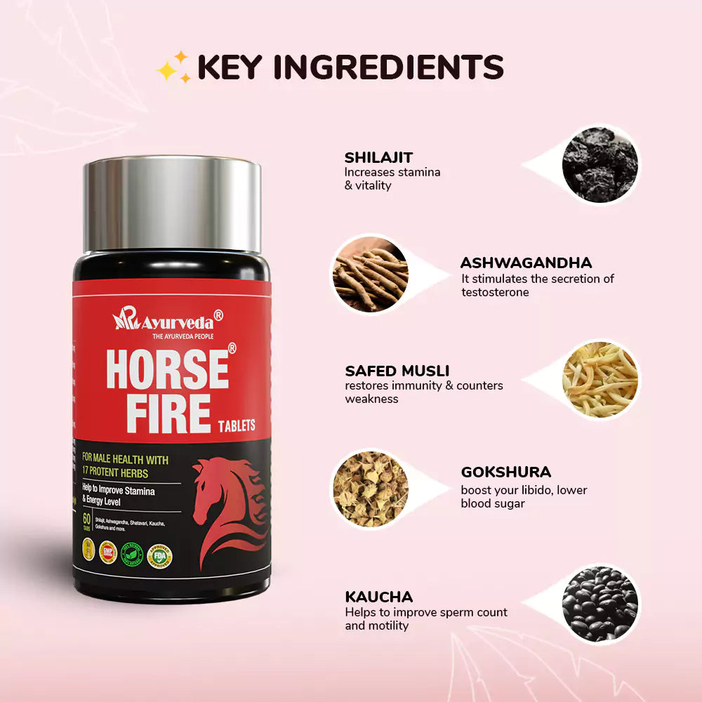 Horse Fire Tablets- Ayurvedic Medicine For Improve Strength And Stamina