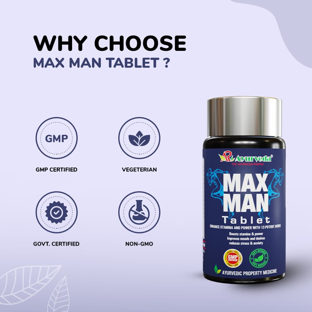 Max Man Tablet- Ayurvedic Medicine For Power And Stamina